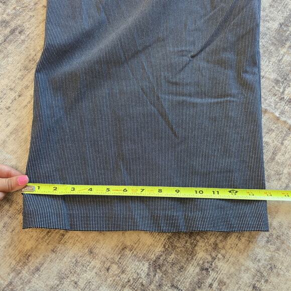 Tribal Wide Leg Crop Pants Womens 24W Ink High Rise Stretch Micro Dot Stitch Fix - Picture 12 of 14